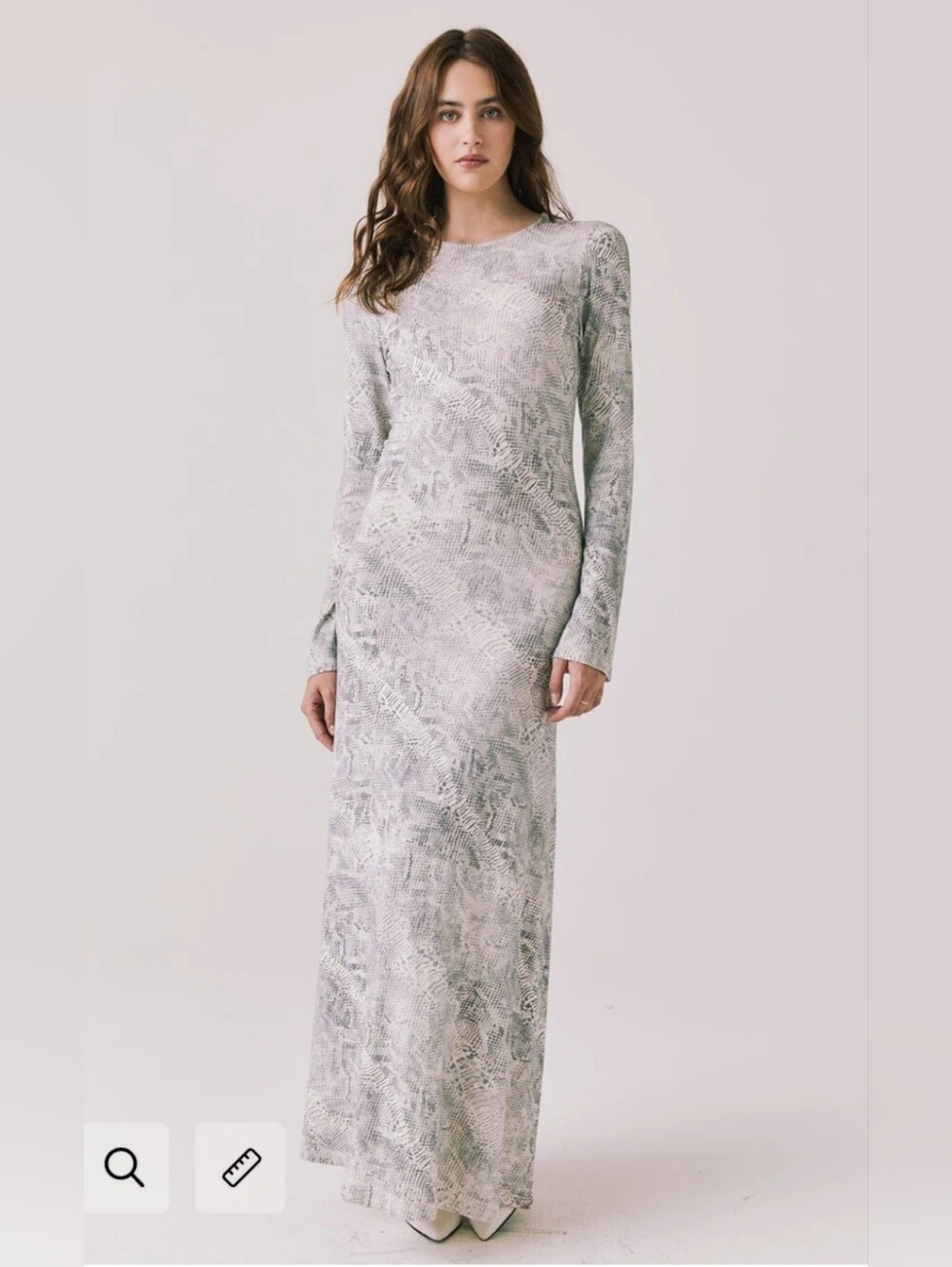 Chaser Opal Python Print Maxi Dress